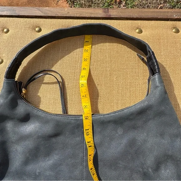 HOBO Dark Gray Women's Leather Bag - Picture 4 of 12